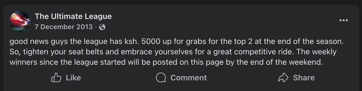 Peter_Bix's tweet photo. Just remembered I used to run a paid @OfficialFPL mini league in 2013. https://t.co/dKoUkJLego