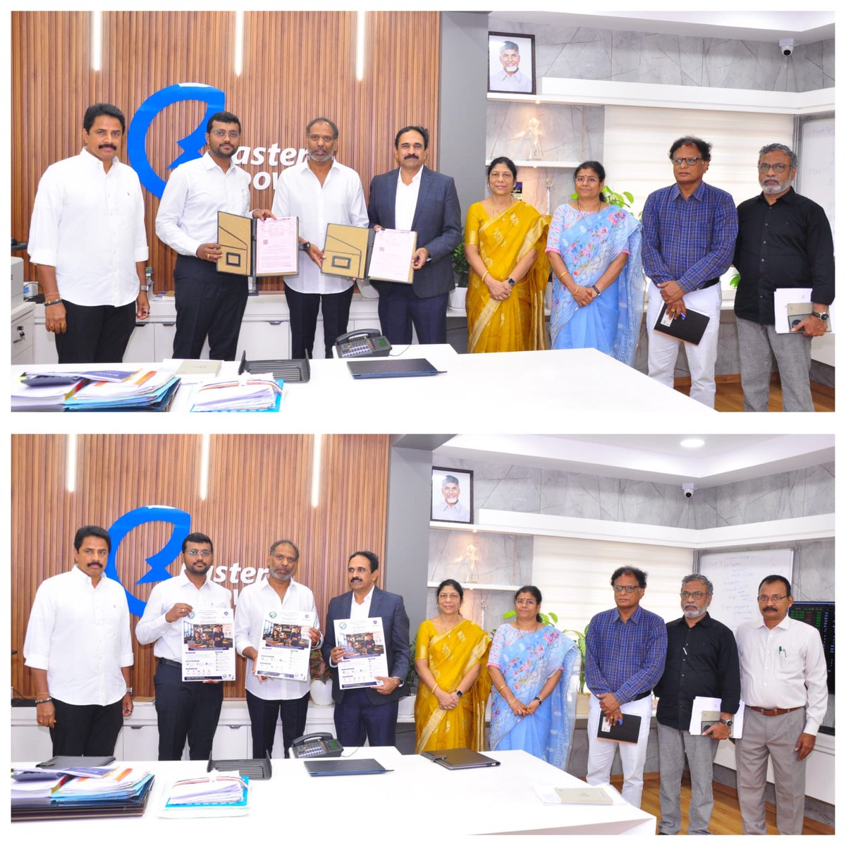 ap_epdcl's tweet photo. స్వచ్ఛ ఇంధన రంగంలో ఆవిష్కరణలు, స్టార్టప్‌ల అభివృద్ధికి ప్రోత్సాహం అందించే దిశగా రతన్ టాటా ఇన్నోవేషన్ హబ్ (RTIH), విశాఖపట్నం మరియు సెంటర్ ఆఫ్ ఎక్సలెన్స్ ఫర్ ఎనర్జీ ట్రాన్సిషన్ (CoEET) మధ్య అవగాహన ఒప్పందం (MoU) కుదిరింది.
ఈ భాగస్వామ్యంతో ఎనర్జీ టెక్నాలజీ కో-ఇంక్యుబేషన్ సెంటర్ ఏర్పాటు చేసి, స్వచ్ఛ ఇంధన రంగంలోని స్టార్టప్‌లకు ఇంక్యుబేషన్, మెంటరింగ్, సాంకేతిక మద్దతు, పరిశ్రమలతో అనుసంధానం వంటి సమగ్ర సహకారం అందించనున్నారు.
రాష్ట్ర విద్యుత్ శాఖ మంత్రి శ్రీ గొట్టిపాటి రవి కుమార్ గారు, పశ్చిమ గోదావరి నియోజకవర్గ ఎమ్మెల్యే శ్రీ ఆరిమిల్లి రాధాకృష్ణ గారి సమక్షంలో APEPDCL ఛైర్మన్ & మేనేజింగ్ డైరెక్టర్ శ్రీ పృథ్వీతేజ్ ఇమ్మడి, IAS గారు మరియు RTIH సీఈఓ శ్రీ రవి కుమార్ ఈ ఒప్పందంపై సంతకాలు చేశారు.

#PoweringPeople #APEPDCL #CleanEnergy #EnergyInnovation #StartupEcosystem

@ravi_gottipati