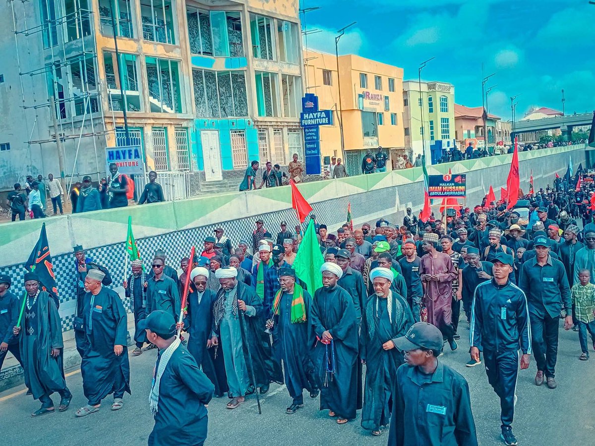 AdamARog's tweet photo. #ArbaeenWalk2026 from Kano axix this morning. 
#LabbaikaYaHussain https://t.co/SEvC59RUNQ