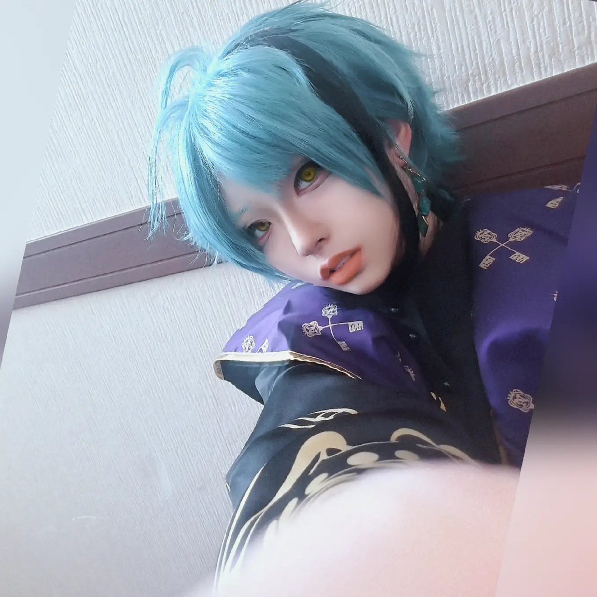amane2525cossub's tweet photo. ツイステコスプレ⚠
フロイド🦈
#ツイステコスプレ  #twstコスプレ https://t.co/p8N2eACU9K
