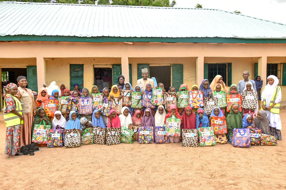 LCPD_NGO's tweet photo. The Lake Chad Peace and Development Initiative (LCPD) has successfully concluded a two-month Girls' Club programme across learning centres in Central, Kasachiya, and Mega communities of Gujba LGA, providing adolescent girls with a safe and supportive space to learn, grow, and thrive.

Through interactive sessions, participants gained valuable knowledge on life skills, leadership, self-esteem, child protection, psychosocial well-being, and peer support. The final sessions focused on Menstrual Hygiene Management (MHM), Adolescent Sexual and Reproductive Health (ASRH), and Career Path Development, equipping the girls with practical knowledge to make informed decisions about their health, education, and future.

To support menstrual dignity and encourage uninterrupted learning, 150 adolescent girls received Menstrual Hygiene Management (MHM) kits at the close of the programme.

At LCPD, with partnership of @savechildrenNG, we remain committed to creating safe learning environments where every girl is empowered, protected, and equipped to reach her full potential.

#LCPD #EducationCannotWait #ECW #MYRPII #GirlsEmpowerment #EducationInEmergencies #ChildProtection #YobeState