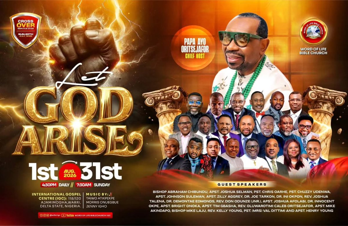 Royalty86771's tweet photo. 💛🧡💛🧡💛🧡💛 LET GOD ARISE 2026 🙌 BEGINS, ON THE 1ST - 31ST AUGUST 💃💃💃💃 A ONE MONTH PRAYER PROGRAM YOU CAN'T AFFORD TO MISS FOR ANYTHING BUDDY 💪 IT'S GONNA BE EXPLOSIVE 🔥🔥🔥 BE THERE 📌📌📌📌📌 PSALMS 68:1 😍 GOD BLESS YOU 🙏 https://t.co/ItSohXfDBY