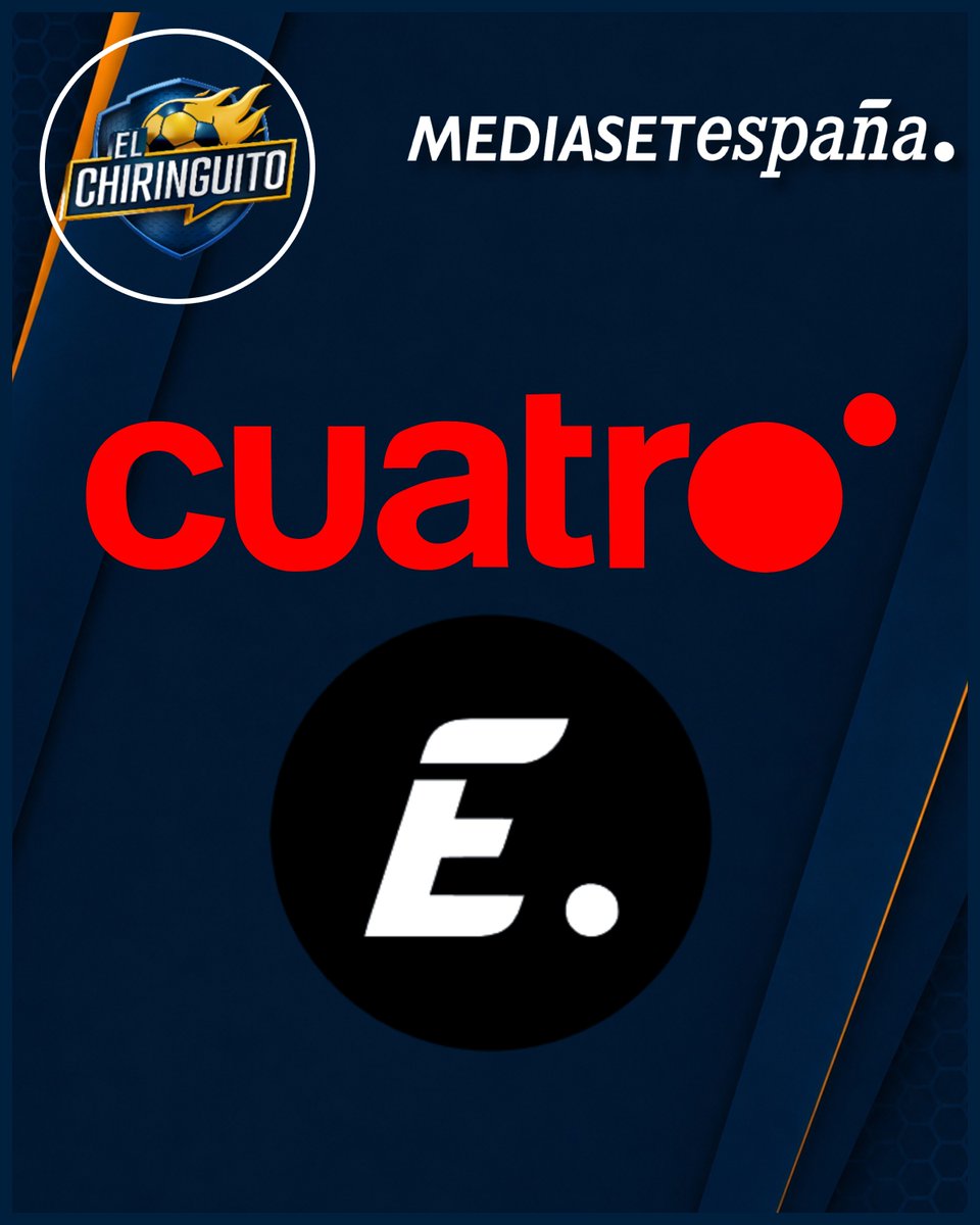 elchiringuitotv's tweet photo. 🚨 ¡@elchiringuitotv SE EMITIRÁ EN CUATRO Y EN ENERGY! 🚨

😎 Te esperamos el 17 de agosto. https://t.co/n3nsOlKrpC