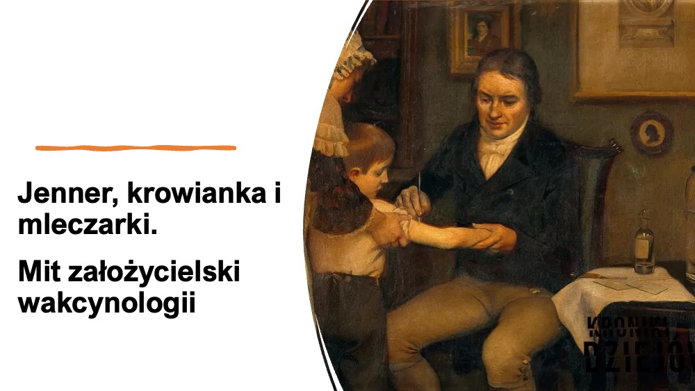 AgnieszkaSzust3's tweet photo. 🧶Historia szczepień zaczyna się od jednej z najbardziej rozpoznawalnych scen w dziejach medycyny. Angielski lekarz wiejski Edward Jenner zauważa, że mleczarki nie chorują na ospę prawdziwą, ponieważ wcześniej przechodzą łagodne zakażenie krowianką. Rozmawia z piękną, https://t.co/auOiy3EdKe