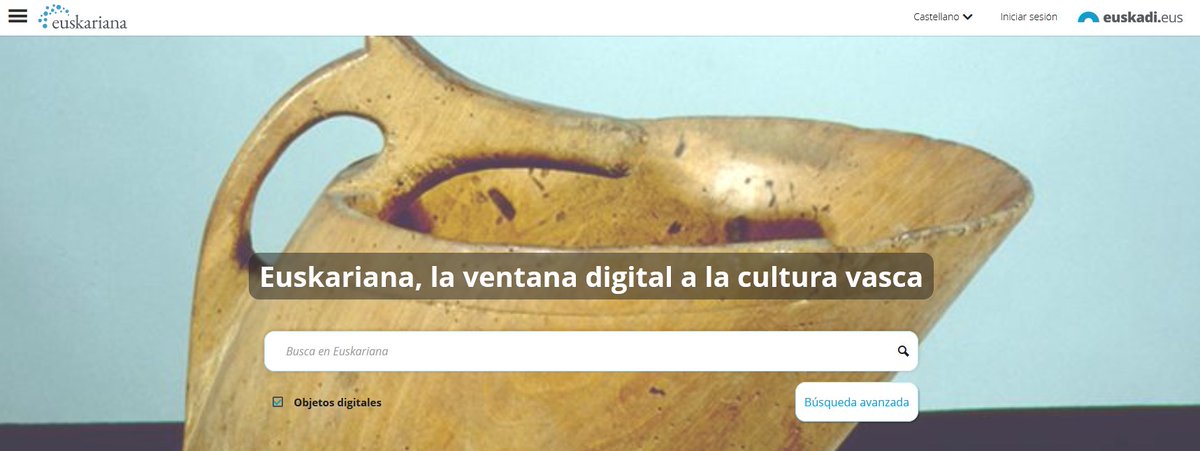 datosgob's tweet photo. Euskariana es el portal que da acceso al patrimonio cultural digital de Euskadi. Su apuesta por la interoperabilidad y los estándares abiertos permiten integrar recursos de múltiples instituciones en una única plataforma. https://t.co/rsPgDvgSdG https://t.co/MQxQ8Y1tpv