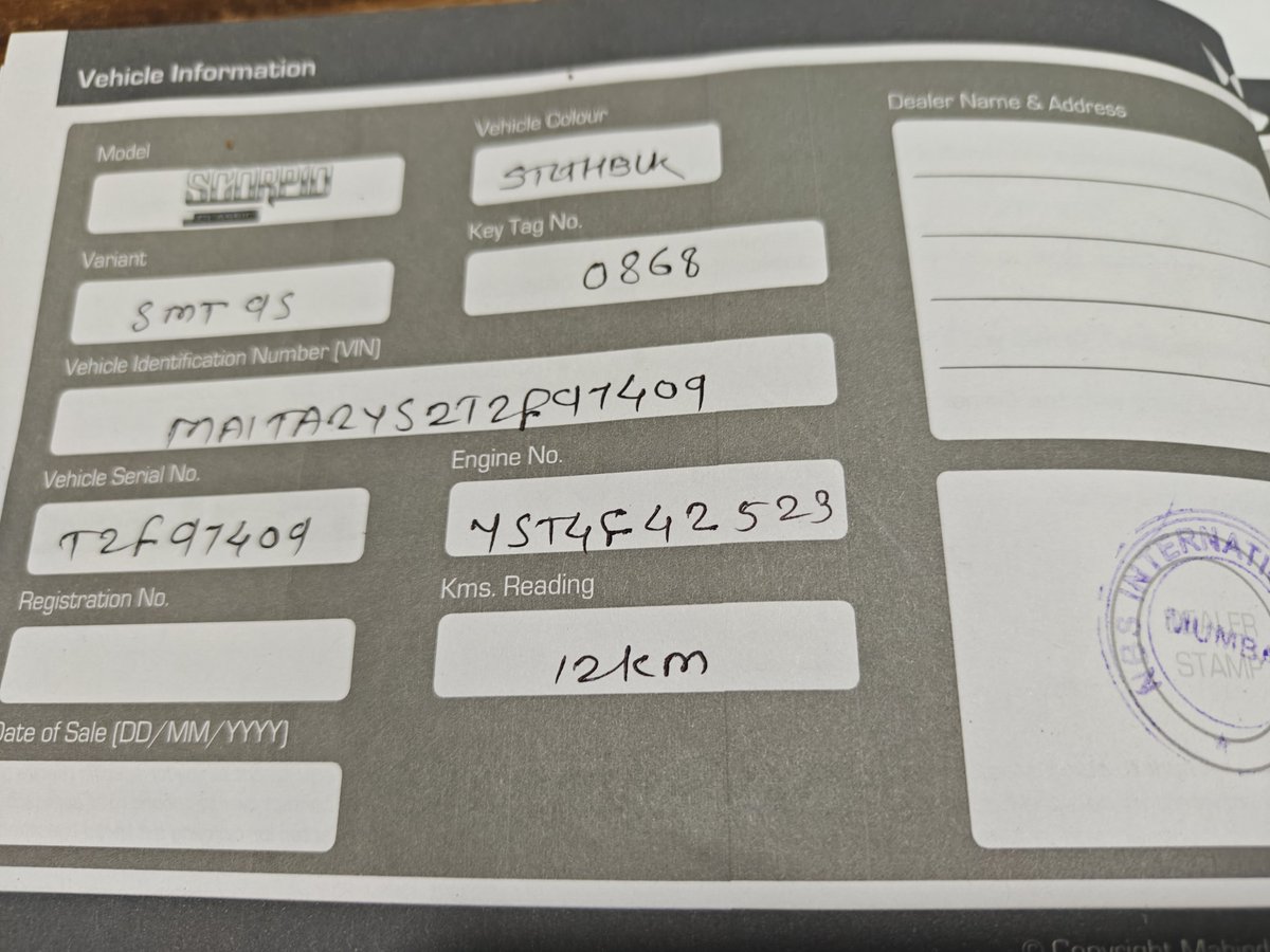 MOHSINHAQ's tweet photo. Dear @Mahindra_Auto and @anandmahindra,
Bought a brand new Mahindra Scorpio @ NBS Anderi
Delivery delayed by 24 days
Sales team had no clear updates
Come with GUTKA PACKET AND Used car sold as new car.
Best part is no one takes accountability. #mahindra #cars #cjp #YouthIssues https://t.co/HxhlWP4KCP