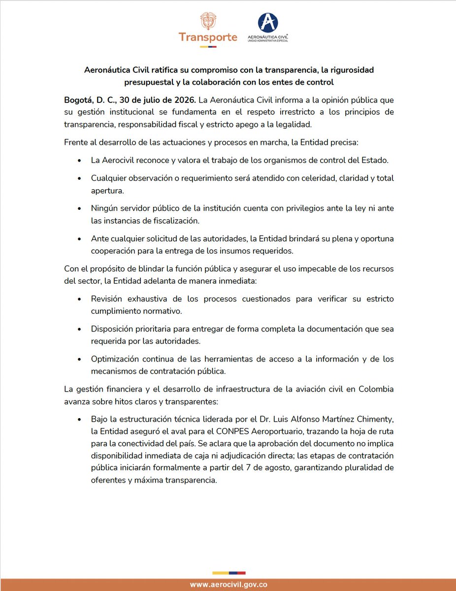 Aeronáutica Civil tweet media