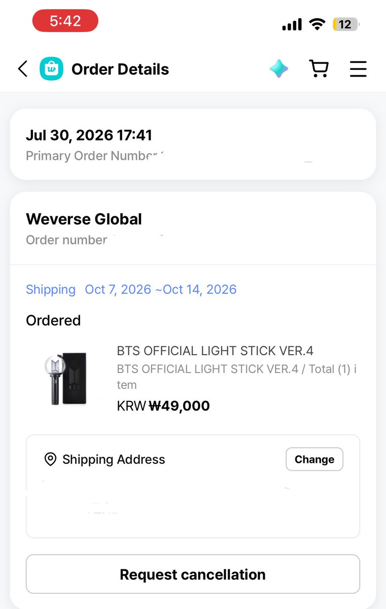 ghwalvr's tweet photo. hello, anyone nak armybomb? i ada secured x1 extra 

RM152 excluding ems &amp; local fees as i used my kr warehouse address https://t.co/zr3XZ7FJoe