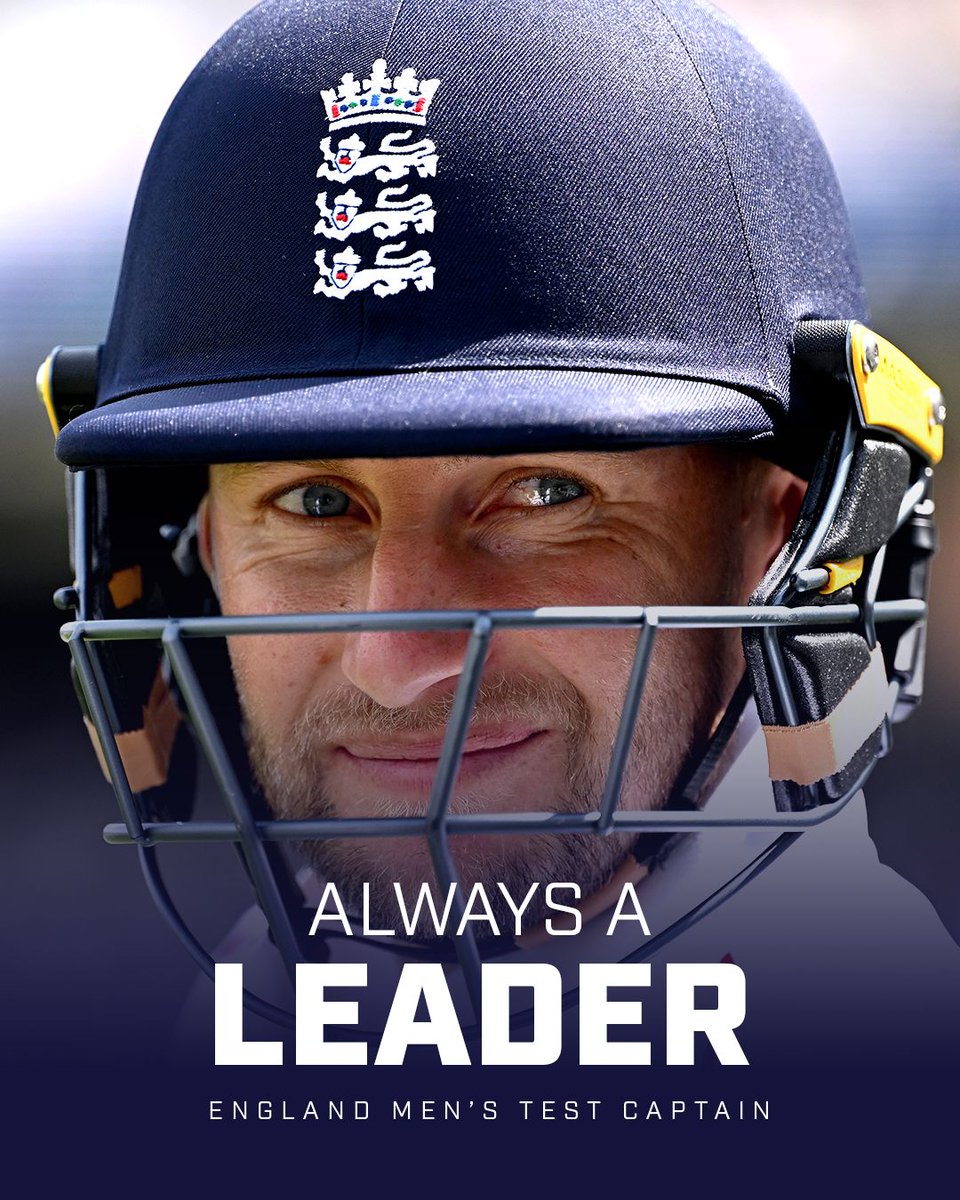 YorkshireCCC's tweet photo. Once a leader. Always a leader. 💪 

Congratulations to Joe Root on his appointment as England Men's Test Captain. 

This August, Rooty returns home to lead England against Pakistan as Headingley hosts the First Rothesay Test Match. https://t.co/zTCLpECwuv