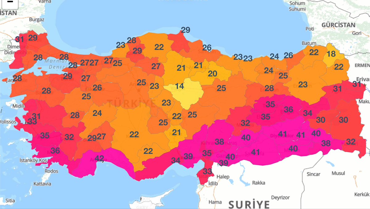 mhhmetee's tweet photo. 30 Temmuz 2026 | Öğle saatleri

Yozgat 14 derece, rüzgarlı

Sıcaktan bunalanları bekleriz.😁 https://t.co/jOTR2RQVhS