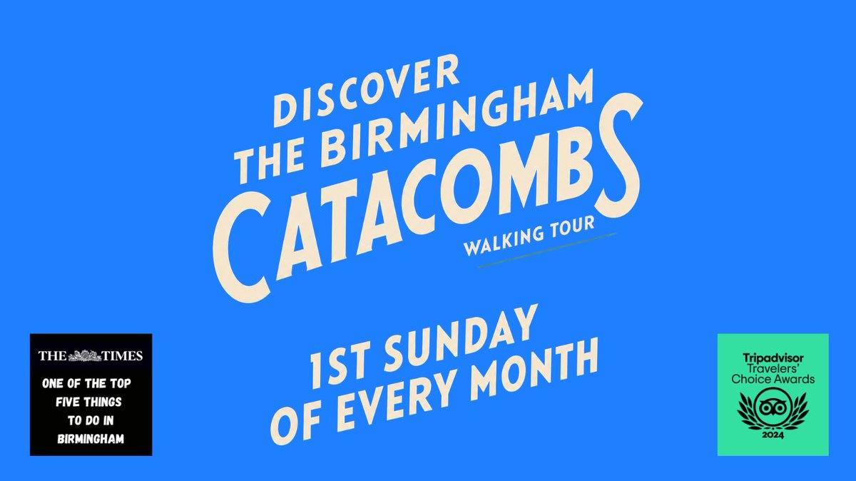 Ktphotouk's tweet photo. Discover the Birmingham Catacombs walking tour
Looking for Birmingham’s history without the sugar-coating?
My independent walking tours uncover the stories that polished civic histories leave out: The ordinary people who shaped the city
#Walkingtour #Catacombs #Birmingham https://t.co/43djtyuiGK