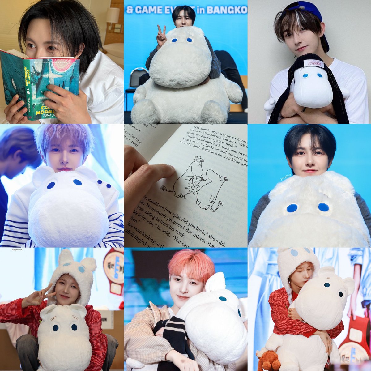 yellowwoodland's tweet photo. renjun and his love for moomin🥺🤍 https://t.co/fBUsTvWfjX