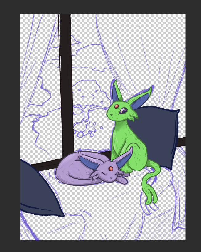 kitzelos's tweet photo. @Peytops wip and most recent finished! I'm learning how to work in clip studio and its going pretty well! https://t.co/7rD0eA0jo0