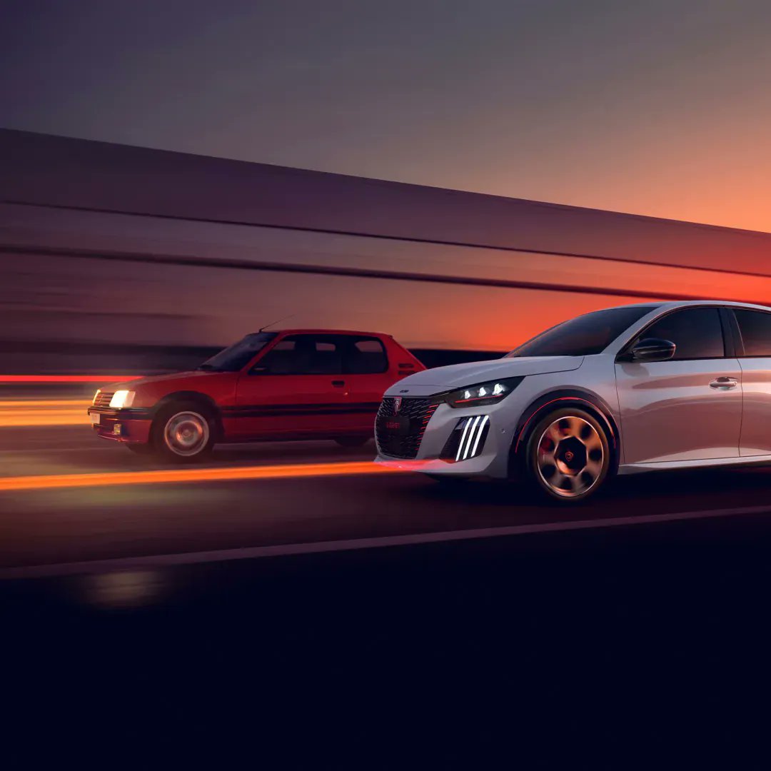 swanswaygroup's tweet photo. The GTi badge is back. And this time, it’s electric. ⚡ 

The new PEUGEOT E-208 GTi is now open for orders, combining 281PS with 40 years of PEUGEOT GTi heritage. 

Discover it with Swansway Chester PEUGEOT: https://t.co/Mufwf9biXD https://t.co/JEpAxrFPOj