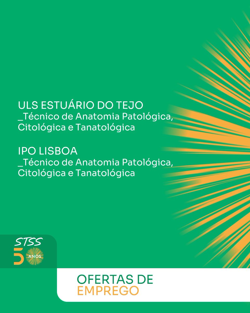 STSS_pt's tweet photo. ⚠️ OFERTAS DE EMPREGO ⚠️

As condições das ofertas podem ser consultadas no nosso site
https://t.co/IArR8vgKXb

#OfertaEmprego #SouTSDT https://t.co/fpe9Ggqk3q