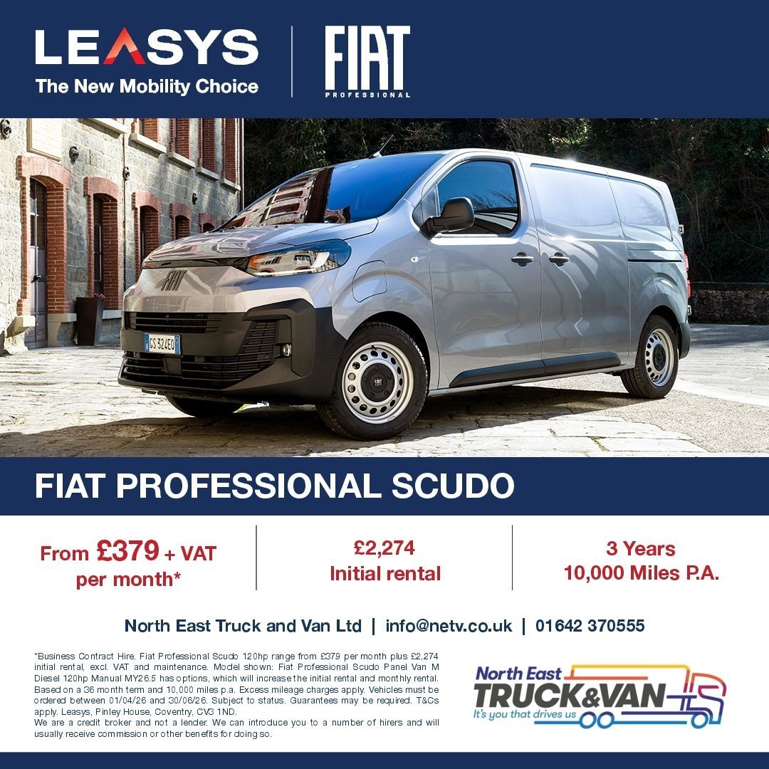 NETVLtd's tweet photo. ***FROM ONLY £379 + VAT PER MONTH***

Fiat Professional Scudo 

Call 01642 370555 to speak to a Fiat Professional specialist

Find out more -https://t.co/pNyZ8nDGhK 

*Terms and Conditions apply - Business Users only https://t.co/jj0vQpH2qV