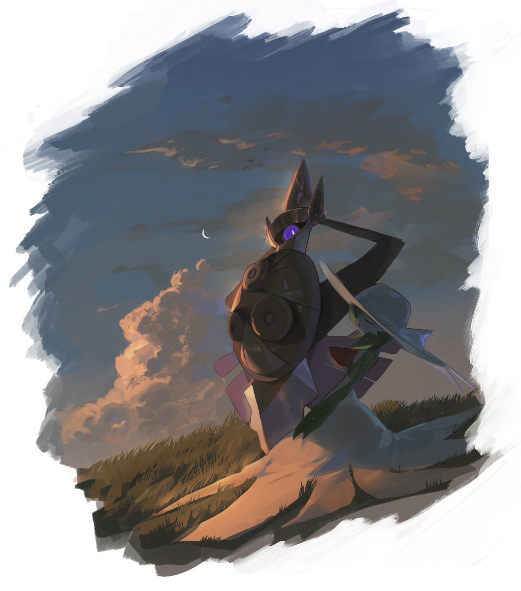HAKUMOGERA's tweet photo. 金茶色の2人
#ポケモンイラスト https://t.co/10E4g5lK11