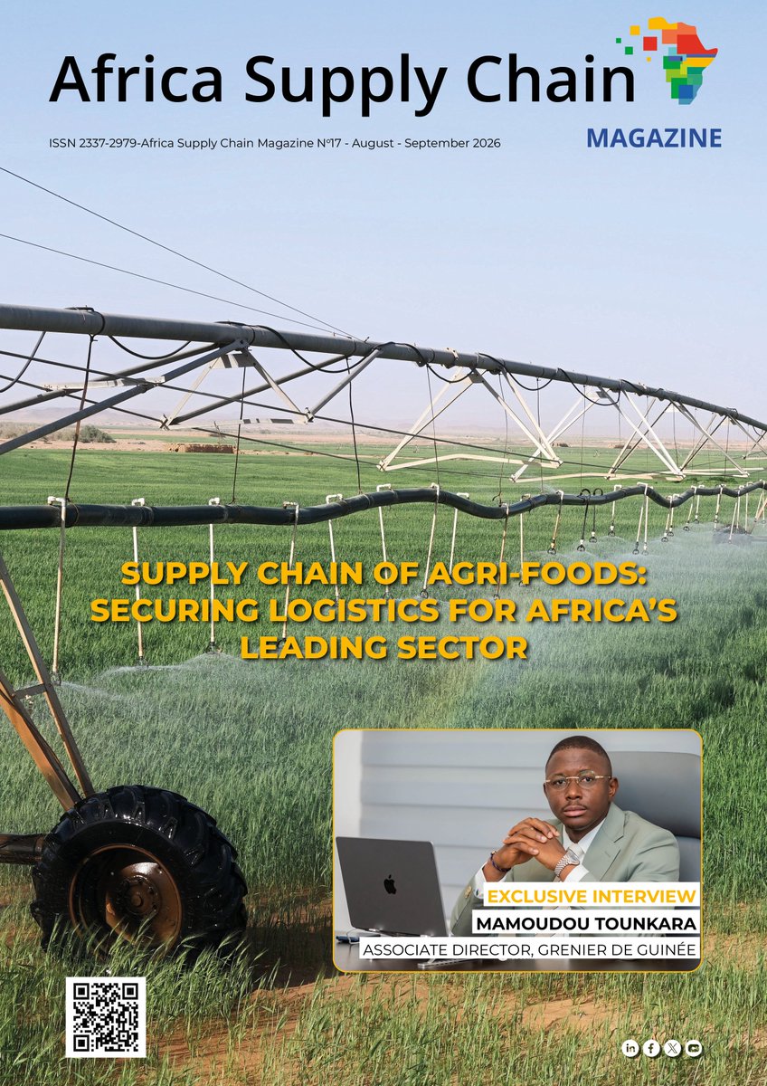 supply_africa's tweet photo. 📖 Issue #17 of Africa Supply Chain Magazine is now available! 🌍

We are proud to present our latest edition, dedicated to Africa's agri-food supply chain under the theme:

"Securing Logistics for Africa's Leading Sector."
Inside this issue :

🌾Exclusive interview with Mamoudou Tounkara(Grenier de Guinée)
 🚜Insights into African agri-food value chains
 🏬The growing role of modern retail
 📦Solutions to reduce post-harvest losses
 ❄️ Innovations in cold chain logistics and refrigerated rail transport
 📰Plus exclusive analyses, case studies, and the latest supply chain news from across Africa.
📥 Read the latest issue and support the magazine by subscribing today :
 https://t.co/6T4FBIwsKV
