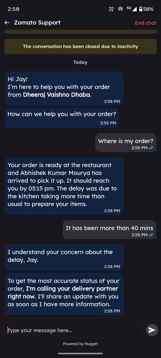 Stuard_Little07's tweet photo. After 50 mins the delivery reached and it was so cold that it can't be eaten. @zomato https://t.co/byp2tB0Zxt