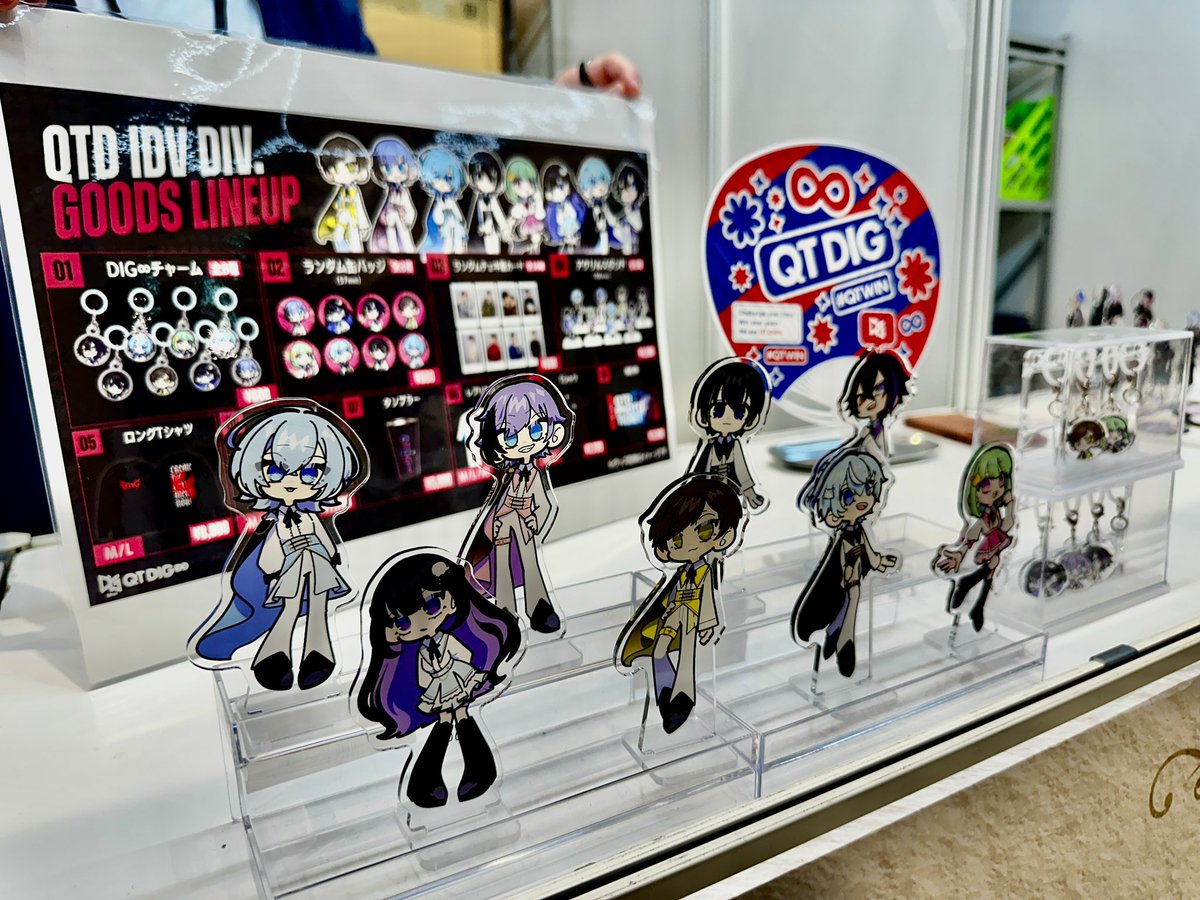 qtdig_5's tweet photo. 『Ghost Wedding 8arty』 & 2026年夏季IJL決勝戦

プレイオフ3日間物販ブースよろしくお願いいたします🙌

各日、グッズを1点でも購入頂いたお客様には先着でQT DIG∞うちわをプレゼント🎁
※各日150個を用意しております

IJLカードの取り扱いもございますので、QTDブースでお待ちしております🤗

#第五人格8arty 
#第五人格IJL 
#QTWIN