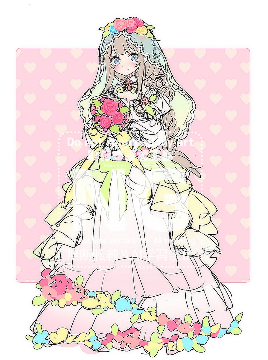 LifeOfForestia's tweet photo. ビスティさんのウェディングドレスのラフ！ https://t.co/4aqa5JVLBF