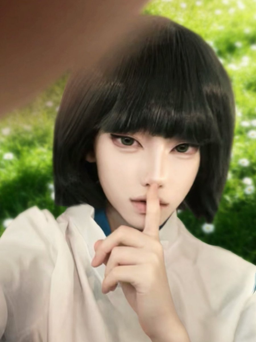 _ub0m's tweet photo. #cosplay #haku https://t.co/4bOL8QGkCl