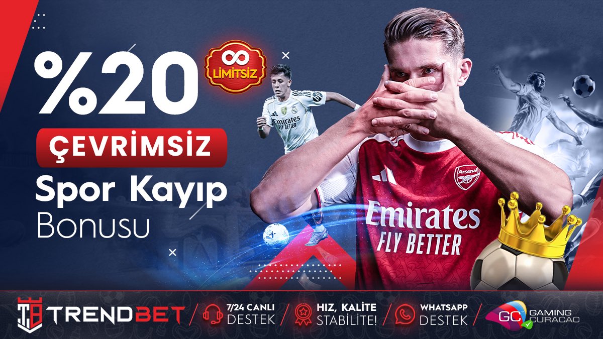 TrendSocial11's tweet photo. 🎁 #TrendBet 'te Kaybetmek Yok 🎁

⚡️ Spor Bahislerindeki Anlık Kayıplarınıza %20 'ye Kadar Çevrimsiz Kayıp Bonusu Hediye‼️

📌TrendBet 'e Katıl , Kazancını Katla 👈

⬆️Promosyon Detayları ve Daha Fazlası İçin TIKLAYIN https://t.co/1qFYNa3J3l ⬆️ https://t.co/QXJSdWrnd6