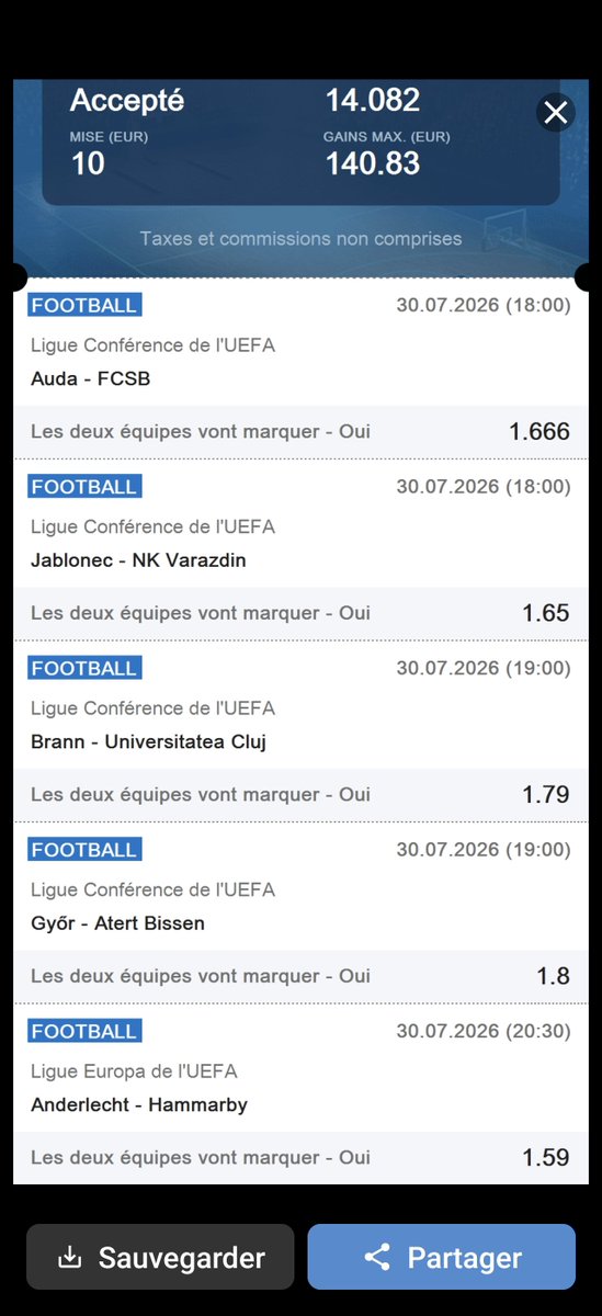 MrKokane31's tweet photo. #BttsTime 🇪🇺
5 matchs 👉🏻Côte 14
8 matchs 👉🏻 Côte 49.7
Ça reste du fun histoire de 😅
#Teamkokane #TeamParieur https://t.co/SOQbpI9fVV
