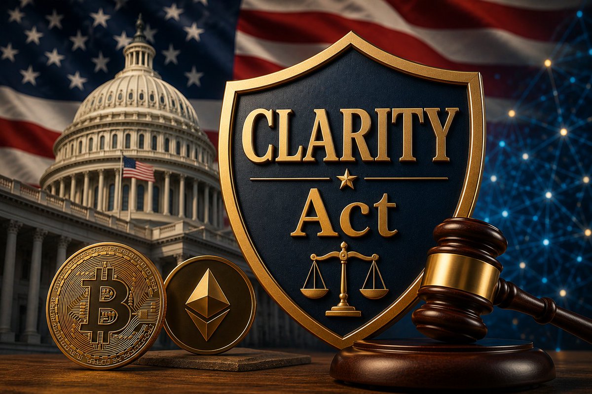 TheMoonShow's tweet photo. BREAKING: 🇺🇸 A bipartisan deal on the CLARITY Act ethics package has reportedly been reached.

The White House must still sign off. https://t.co/UpafBAr6JS