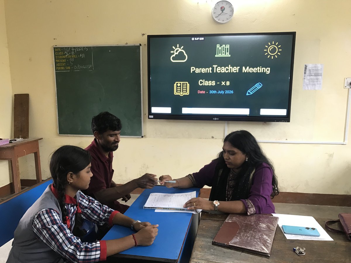 kv_iitkgp's tweet photo. 📚 PTM 2026

PTM for BV-3 to V (HPC) and Progress Report Distribution (VI–X &amp; XII) strengthened parent-teacher collaboration for student success. 🏆👨‍👩‍👧‍👦📖

#PMShriKVNo1IITKharagpur #PTM #ReportCardRendezvous #ParentTeacherMeeting #LearningTogether #Teamwork
@EduMinOfIndia
@KVS_HQ https://t.co/FdEbbcJZNp