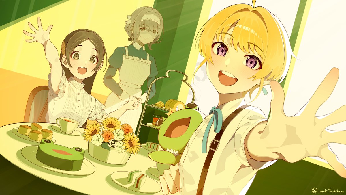 Lendi_Tachibana's tweet photo. ひだまりのお茶会へようこそ！
#ピエール誕生祭2026 #倉本千奈誕生祭2026 https://t.co/hgP2j29wkG