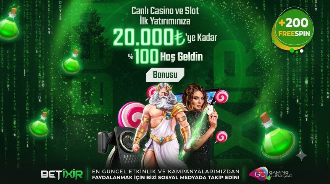 ixir_social_'s tweet photo. 🔔  #BetiXir ' den Kazandıran Hoş Geldin Bonusu 💵

🎰 Canlı Casino &amp; Slot Alanında İlk Yatırımınıza Özel 20.000₺ 'ye Kadar %100 Hoş Geldin Bonusu ‼️

🔥Hepsi ve Daha Fazlası İçeride Seni Bekliyor Hemen Tıkla https://t.co/GB9NTiddMy 💰 https://t.co/qeyeG4Ejg9