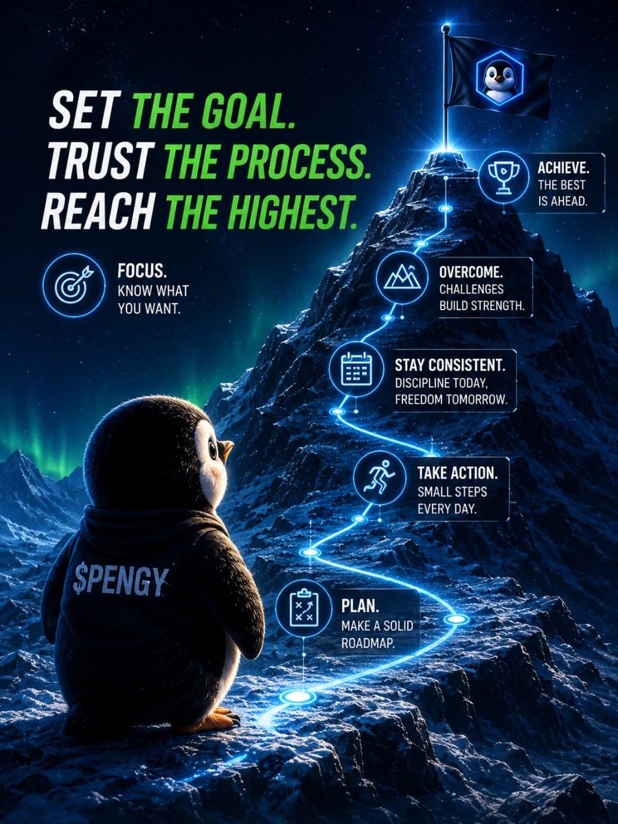 AliceRichi360's tweet photo. Ready or not, here we come!

$PENGY preparing for the greatest acceleration yet. Knock down doors, jump through windows, and come in via the roof if you have to. Just don't be left out! 
From ice to the stars. $PENGY will suprise many

4aRMfPuLA5UJ9YEA9pmb8e1tX1vqEkiEuBwL3yRtpump https://t.co/7ePUuLjOCX