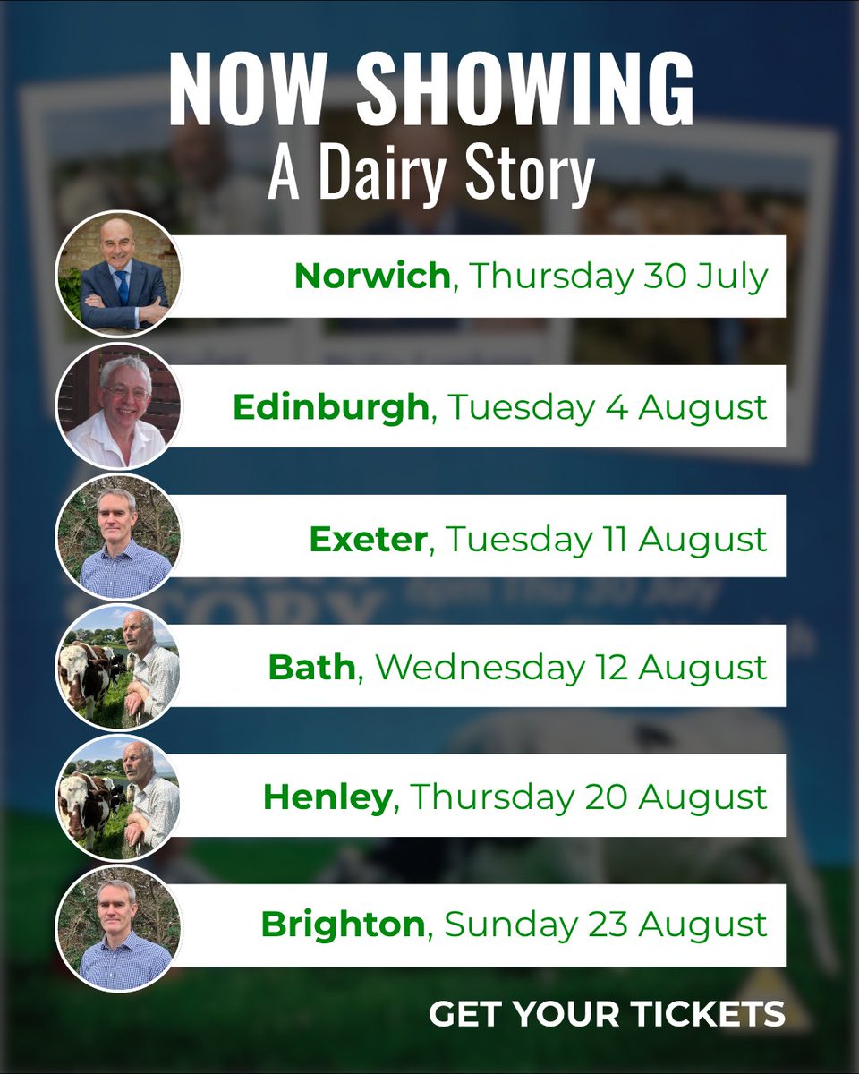 ciwf's tweet photo. 🎬 Join us for screenings of A Dairy Story, an award-winning documentary exploring pioneering dairy farming, where calves stay with their mothers

Several screenings will be followed by a live Q&amp;A, including with @philip_ciwf

Book your tickets: https://t.co/BoGcm7aLNU https://t.co/pC6z02HqvU