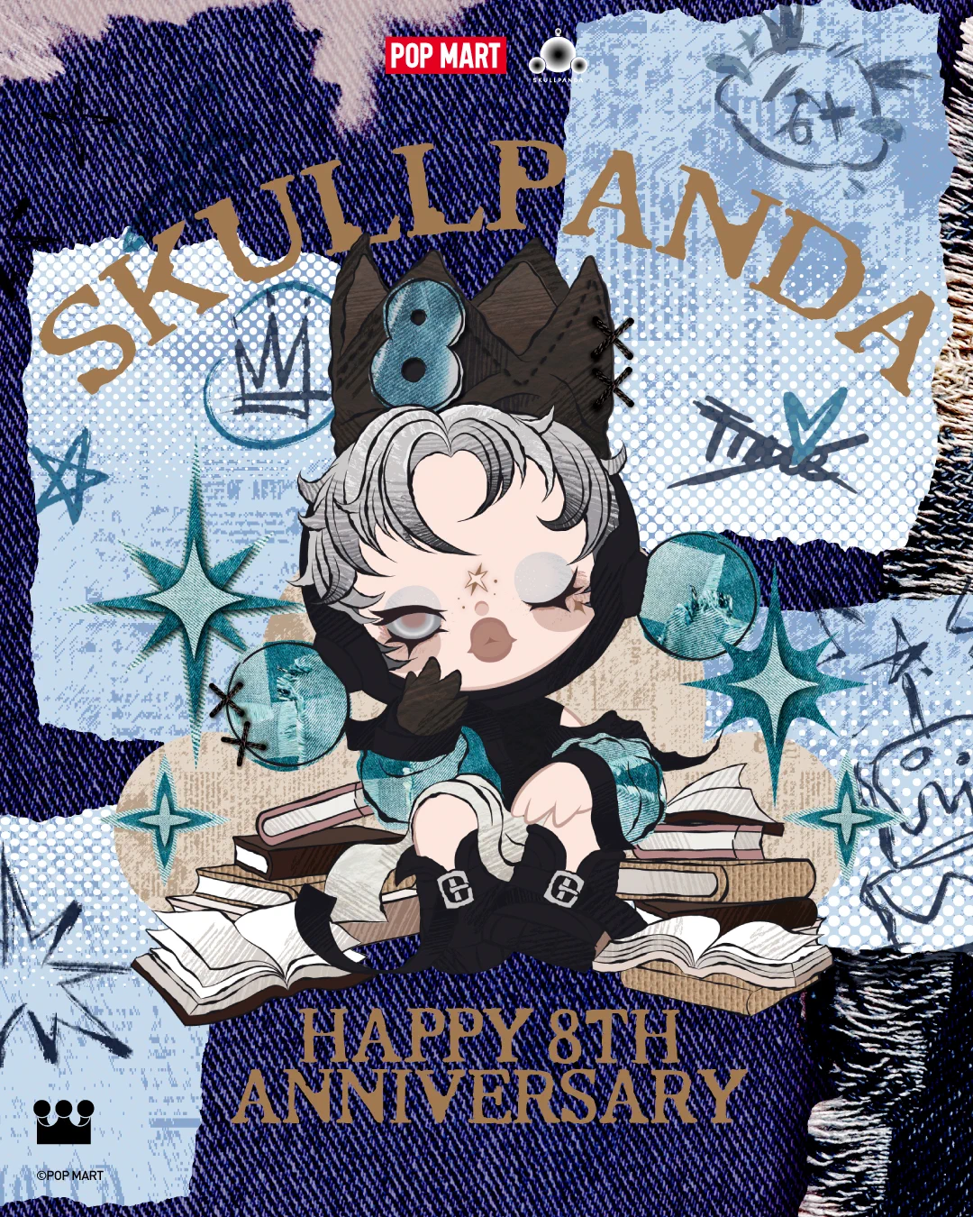 ​【100体限定・新品】POP MART SKULLPANDA 8周年 永恒一季 POP MART JAPAN on X: 