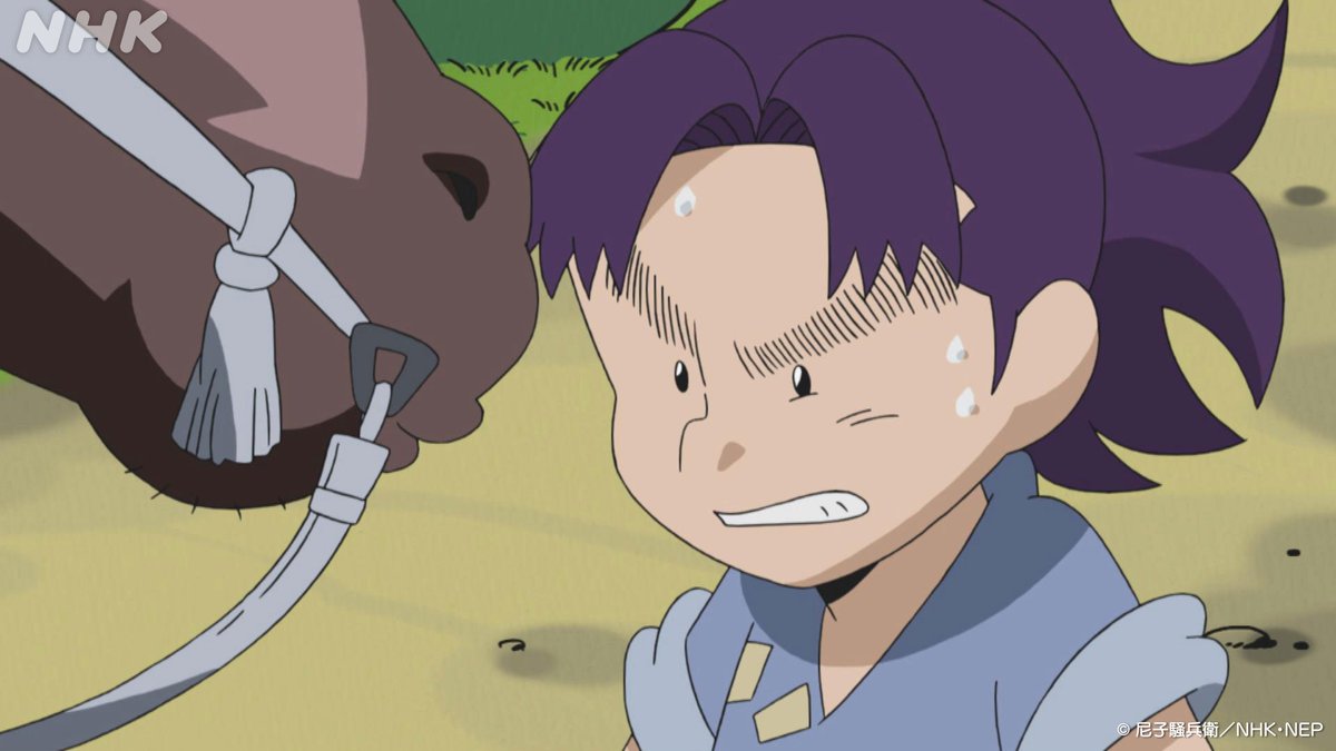 nhk_animeworld's tweet photo. 31(金)の ＃忍たま は
「遅れた馬借便の段」

照星さんが、団蔵に会いに忍術学園へやってきた。

馬借の清八さんに荷物をたのんだが、時間をすぎても清八さんが来ないと言うのだ。
心配になった団蔵は、照星さんとともに清八さんを探しに行くことに。

🔽NHK ONE配信はこちら
https://t.co/Od0R2wHbju https://t.co/eSQmHgNGft