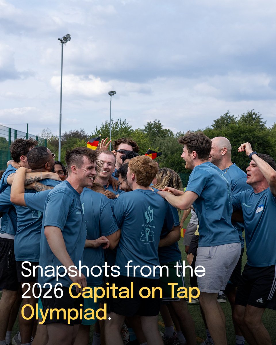 CapitalonTap's tweet photo. What a day at the 2026 Capital on Tap Olympiad! 🏆 Every office, every team, one brilliant day. A huge shoutout to everyone who made it so special. Until next year! 
#CapitalOnTap #LifeAtCapitalOnTap
(Capital on Tap UK) https://t.co/QQl8CyYlyN