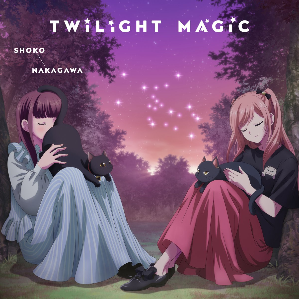 shoko_nkgw's tweet photo. .˚⊹⁺‧┈┈┈┈┈┈┈┈┈┈┈┈┈┈‧⁺ ⊹˚. 　     TVアニメ『黒猫と魔女の教室』
        第2クールエンディングテーマ
                  『Twilight Magic』
               通常版ジャケット公開 .˚⊹⁺‧┈┈┈┈┈┈┈┈┈┈┈┈┈┈‧⁺ ⊹˚.

https://t.co/tRhHK4k0v8 https://t.co/xe7vOas1lh