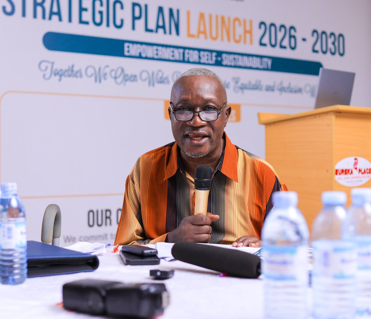 OpenWorldF's tweet photo. “In terms of defining your road, a strategic plan is there to guide, carry your vision and help you to be accountable on that path. It’s a very necessary initiative.” Commissioner for Youth and Children, @mondokyateka -Chief Guest on behalf of the minister of State for Youth and Children Affairs Hon. Dr. Mercy Faith Lakisa