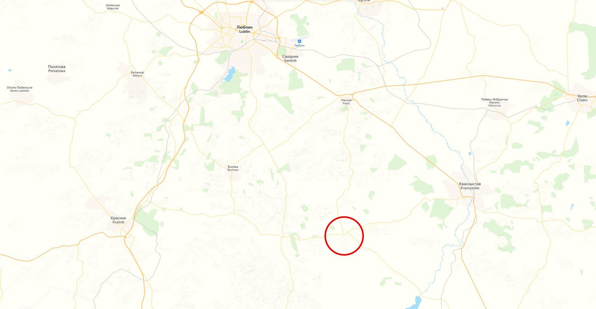 theinformant_x's tweet photo. 🇷🇺⚔️🇵🇱 CONFIRMED — A Russian object crossed into NATO-member Poland's airspace overnight and crashed near the village of Tarnawa-Kolonia in the Lublin region. Polish PM Donald Tusk confirmed the airspace violation and said he's in contact with NATO command and European leaders; authorities found a crater and debris.

Get the attribution right, because it matters:
▪️ Confirmed by Poland: an unidentified object entered Polish airspace and crashed. Poland's Operational Command tracked it moving west, scrambled an F-16, and located the impact site by helicopter after it dropped off radar.
▪️ Claimed by Ukraine: Foreign Minister Andrii Sybiha says the object was specifically a Russian Kh-101 cruise missile. Poland has NOT yet officially confirmed the object's type — investigations (including bomb-disposal teams) are ongoing.

So: the incursion is confirmed by Poland; the "Kh-101" identification is Ukraine's, pending Polish confirmation.

It happened during one of the war's largest combined strikes on Ukraine — 74 missiles and ~284 drones — which killed at least 8 (rising), including parents and three children in one home in the Dnipro region. This isn't unprecedented: Russian missiles briefly crossed into Poland's Lublin region in March 2024 and December 2023.

Developing.

Sources: Reuters, ABC, AP, Polish Operational Command, FM Sybiha