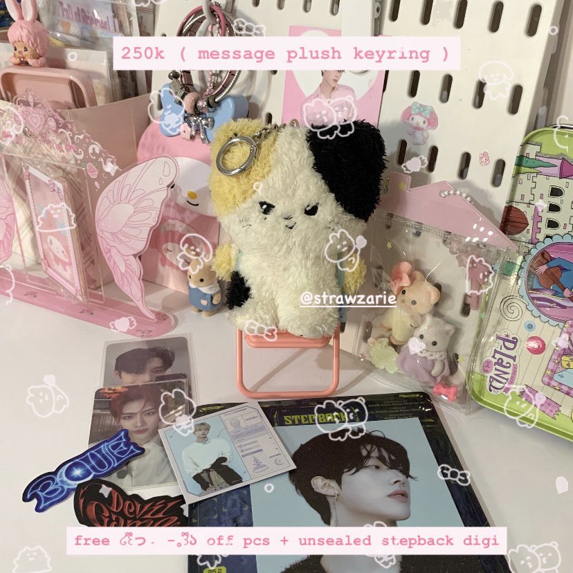 strawzarie's tweet photo. ˖Ი𐑼 𓋰 want to sell 👼🏻 ໒꒱ ‧₊˚ 

rinini v1 plush keyring ver 
𐙚 235k
rinini message plush keyring
𐙚 250k

🪽dm for condi ! ( negotiable )
🧁samarinda, kaltim | rd kamar 🛏️
🩰 co oren / split / manual by jne jnt

t. wts wtb zb1 ricky zeroni rinini doll plushie keyring https://t.co/lmBBwc0TYF