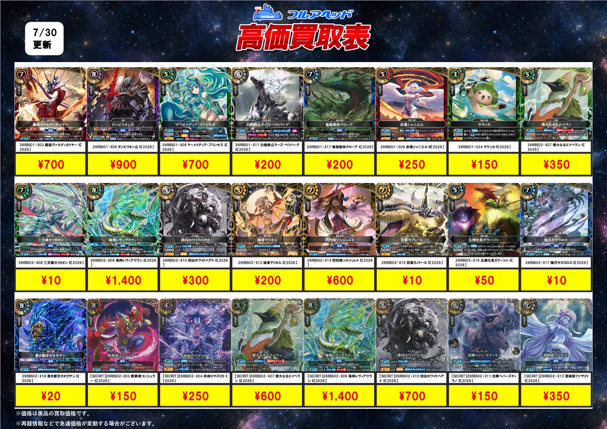 フル アヘッド バトスピ