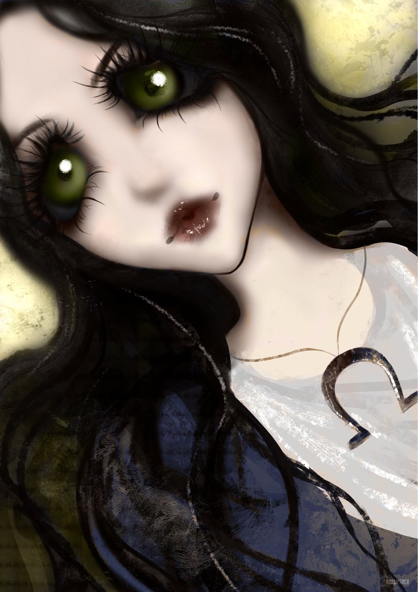 moldysaich's tweet photo. #darkeyes #darkaesthetic #aliceinnightland #darkfantasyart #commsopen https://t.co/rLheZ9otDZ