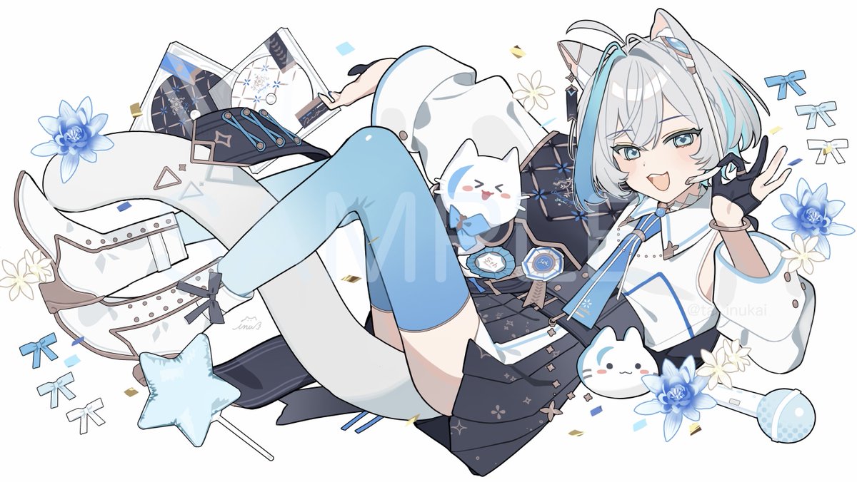 tai_inukai's tweet photo. 【お仕事報告】
沫雪ゆうり様の歌ってみた「ダンスホール」にてイラストを担当させていただきました。

よろしくお願いいたします🫧❄️ https://t.co/wM3LRkwybN