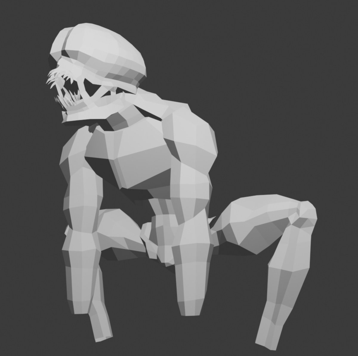 wovennull's tweet photo. Unfinished Licker model https://t.co/8i3p6zjBTg