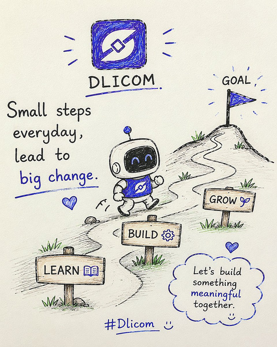 SBoksh's tweet photo. Every big goal starts with one small step. 👣💙

Learn a little.
Build a little.
Grow a little.

Keep repeating that, and one day you'll look back and realise how far you've come.

Still enjoying the journey with @DlicomApp. 🚀

#Dlicom #SocialFi #Web3 #BuildInPublic #KeepGrowing https://t.co/gnGucpqEAM
