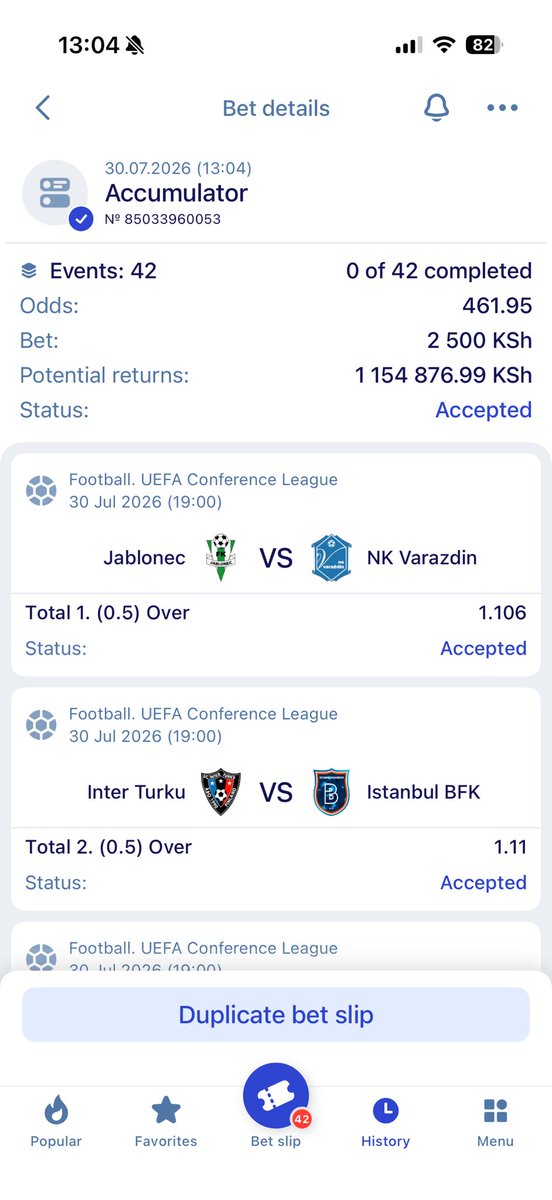 LevyKingTips's tweet photo. Over 0.5 Goals
1.1 million loading

461 odds on PARIPESA

Code👉 MPF3U

Not on Paripesa Register here
👉 https://t.co/pRcOLcrPXF
USE PromoCode 👉 LEVY
Download App 👉 https://t.co/qsgYwBfRtn https://t.co/gylepInMyT