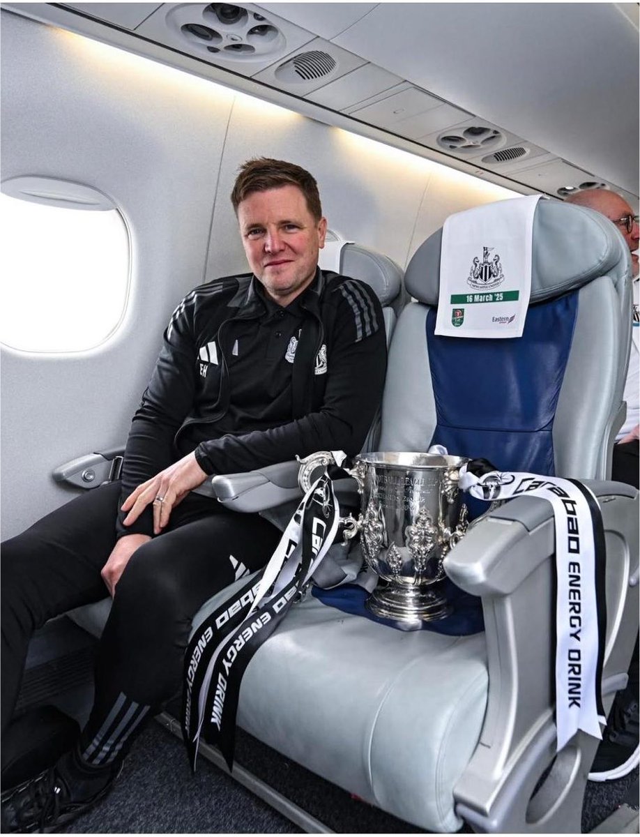 Hendy__10's tweet photo. Eddie gave me the greatest day of my life supporting NUFC. I didn’t know then it would be my first &amp; last chance to celebrate a major domestic trophy with my Dad. He was born in ‘55, the year of our last trophy and passed away the year we won the next. I’ll never forget it! https://t.co/oXnOZLRY0I
