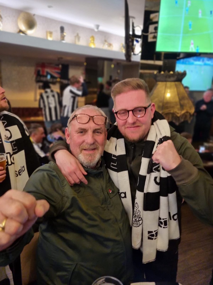 Hendy__10's tweet photo. Eddie gave me the greatest day of my life supporting NUFC. I didn’t know then it would be my first &amp; last chance to celebrate a major domestic trophy with my Dad. He was born in ‘55, the year of our last trophy and passed away the year we won the next. I’ll never forget it! https://t.co/oXnOZLRY0I