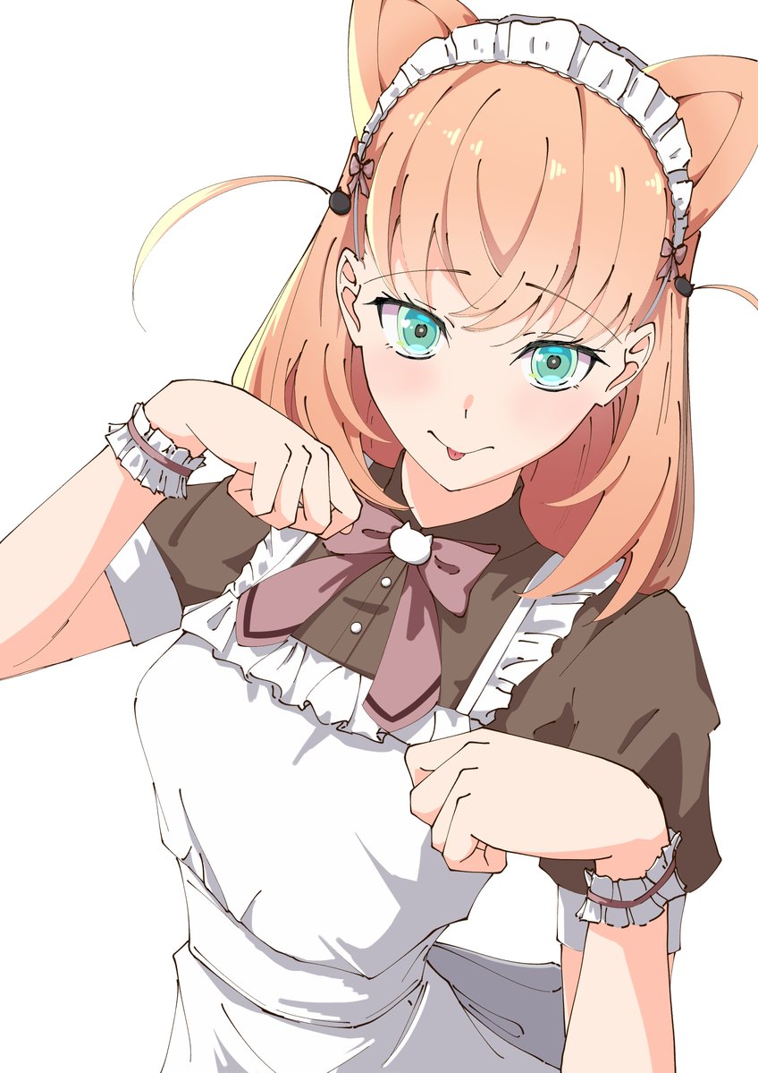 KaraIroha_'s tweet photo. メイドかほにゃん✨
#蓮ノ空美術部 https://t.co/UgXqQTTgKT